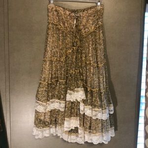 Ceceio strapless floral sundress